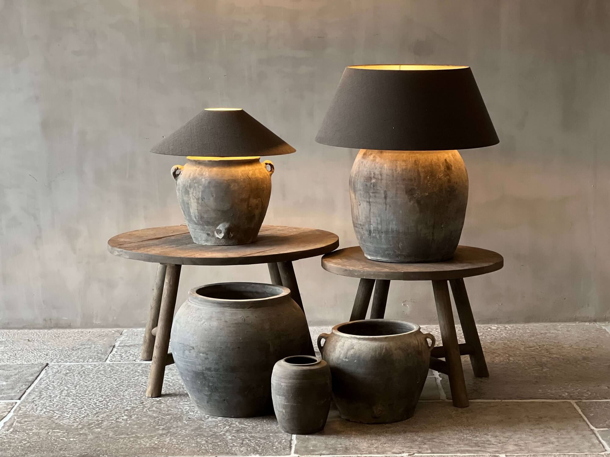 Chinese terracotta lampen